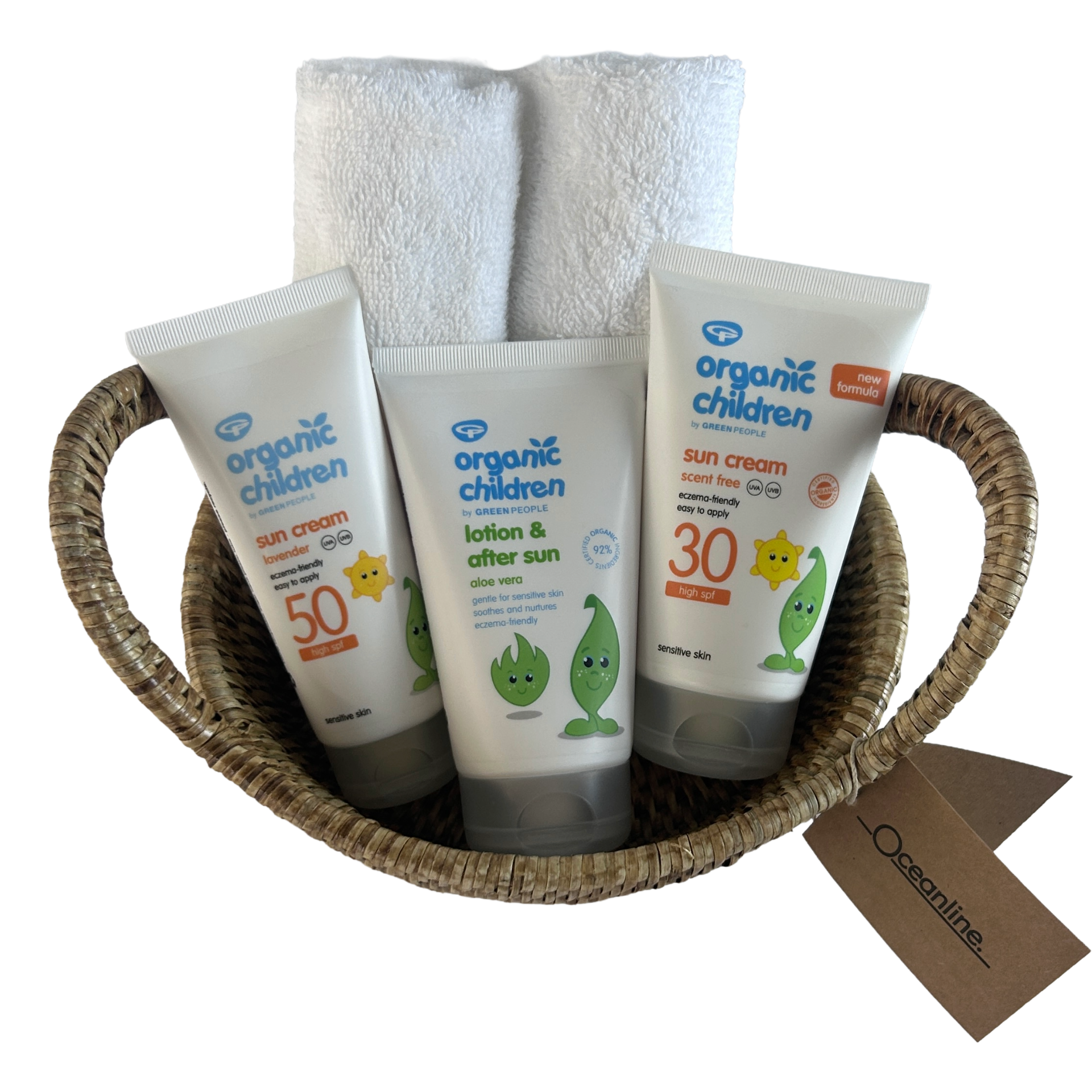 Sonnencreme-Korb-Set - Kinder